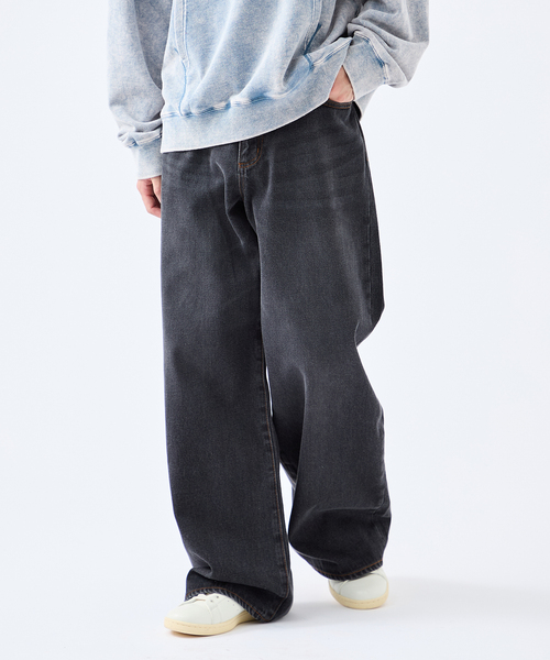 B.C STOCK（ベーセーストック）の「12.5oz DENIM J/W 5ポケットパンツ（デニムパンツ・メンズ・ネイビー/ブラック・LARGE/MEDIUM）」の8枚目の写真