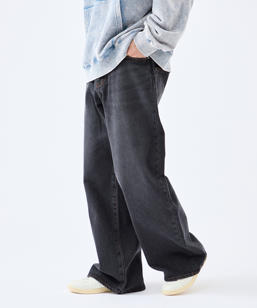 B.C STOCK（ベーセーストック）の「12.5oz DENIM J/W 5ポケットパンツ（デニムパンツ・メンズ・ネイビー/ブラック・LARGE/MEDIUM）」の9枚目の写真