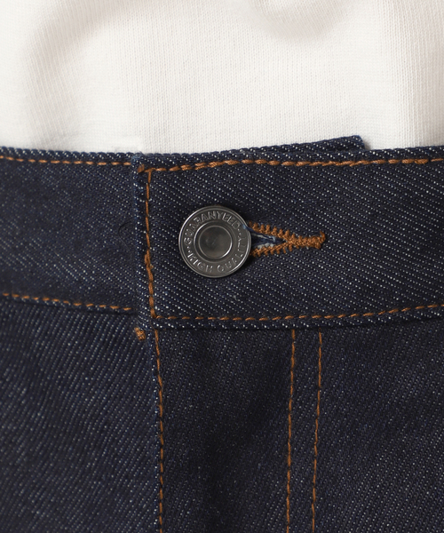 B.C STOCK（ベーセーストック）の「12.5oz DENIM J/W 5ポケットパンツ（デニムパンツ・メンズ・ネイビー/ブラック・LARGE/MEDIUM）」の16枚目の写真