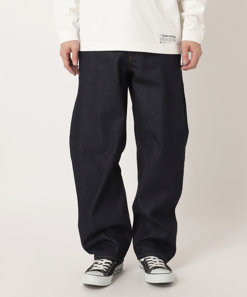 B.C STOCK（ベーセーストック）の「12.5oz DENIM J/W 5ポケットパンツ（デニムパンツ・メンズ・ネイビー/ブラック・LARGE/MEDIUM）」の20枚目の写真