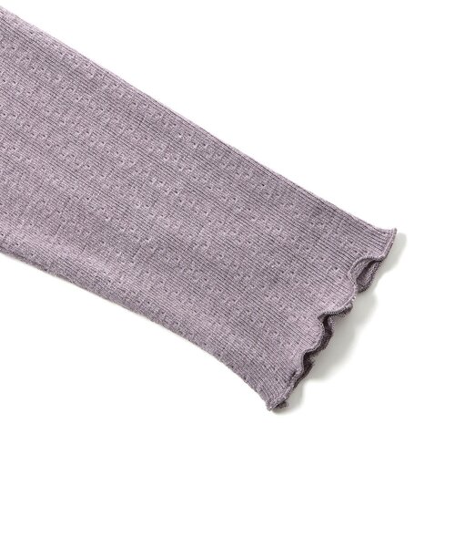 Seraph(セラフ)の「針抜きテレコ長袖Tシャツ(Tシャツ/カットソー・キッズ・グレー/ベージュ/チャコール/ピンク・70/80/90/95/100/110/120/130/140)」の17枚目の写真