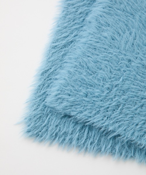 COLONY 2139(コロニートゥーワンスリーナイン)の「シャギーマフラー(マフラー・レディース・スカイブルー/ブラック/モカ・FREE)」の18枚目の写真