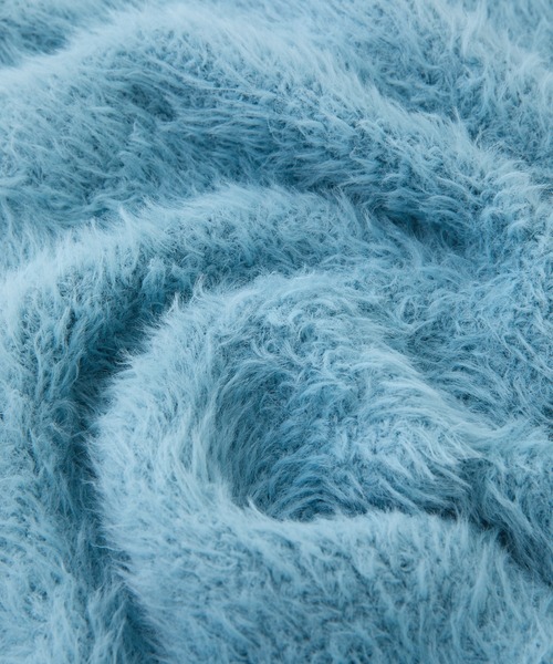 COLONY 2139(コロニートゥーワンスリーナイン)の「シャギーマフラー(マフラー・レディース・スカイブルー/ブラック/モカ・FREE)」の19枚目の写真