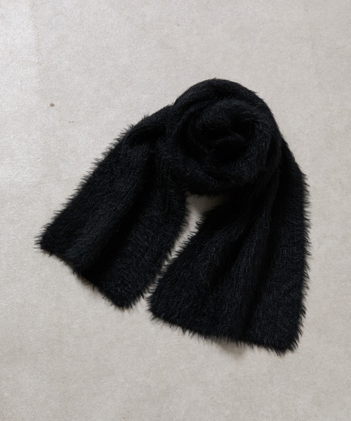 COLONY 2139(コロニートゥーワンスリーナイン)の「シャギーマフラー(マフラー・レディース・スカイブルー/ブラック/モカ・FREE)」の5枚目の写真