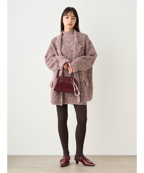 SNIDEL（スナイデル）の「スクエアボストンバッグ（ハンドバッグ・レディース・ブラック/ベージュ系その他/キャメル/バーガンディー・FREE）」の20枚目の写真