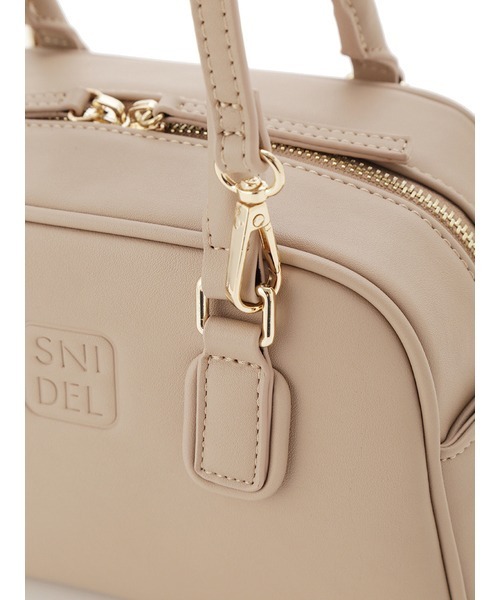 SNIDEL（スナイデル）の「スクエアボストンバッグ（ハンドバッグ・レディース・ブラック/ベージュ系その他/キャメル/バーガンディー・FREE）」の12枚目の写真