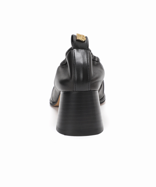 LE TALON(ルタロン)の「GRISE5.5cmレザーギャザーバレリーナ(パンプス・レディース・シルバー/ブラック/キャメル・25cm/24.5cm/24cm/23.5cm/23cm/22.5cm/22cm)」の7枚目の写真