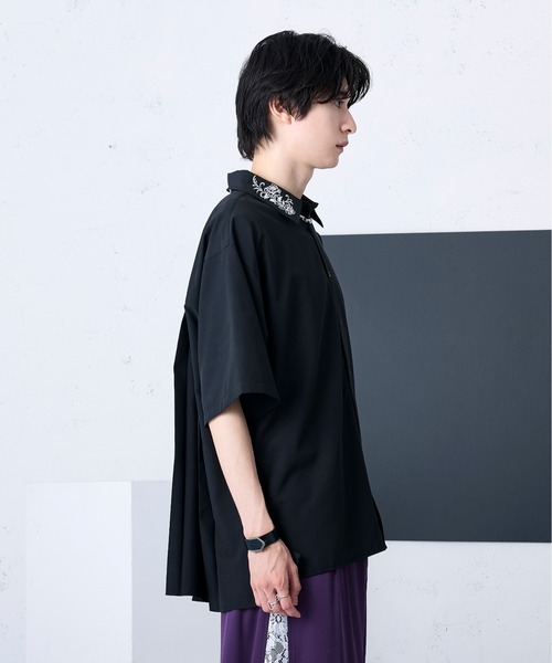 バックプリーツ刺繍シャツ（シャツ/ブラウス）｜Ellno Loset（エルノ