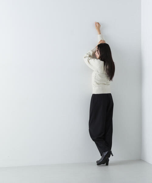 NATURAL BEAUTY BASIC(ナチュラルビューティーベーシック)の「◇リラクシーバレルパンツ(その他パンツ・レディース・グレー系その他/ブラック・MEDIUM/SMALL)」の11枚目の写真