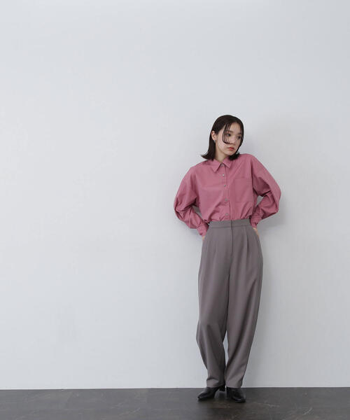 NATURAL BEAUTY BASIC(ナチュラルビューティーベーシック)の「◇リラクシーバレルパンツ(その他パンツ・レディース・グレー系その他/ブラック・MEDIUM/SMALL)」の18枚目の写真