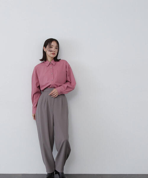 NATURAL BEAUTY BASIC(ナチュラルビューティーベーシック)の「◇リラクシーバレルパンツ(その他パンツ・レディース・グレー系その他/ブラック・MEDIUM/SMALL)」の20枚目の写真