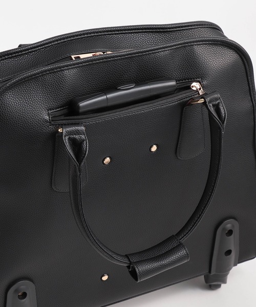 ラインボストン型キャリーBAG 4輪 ＠（スーツケース/キャリー