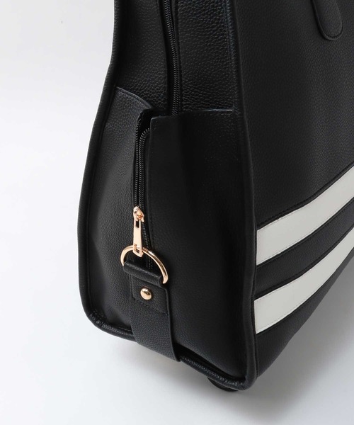 Three Four Time(スリーフォータイム)の「ラインボストン型キャリーBAG 4輪(スーツケース/キャリーバッグ・レディース・ブラック・FREE)」の15枚目の写真