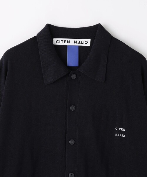 CITEN（シテン）の「＜CITEN＞ハイゲージポロカラーカーディガン（カーディガン/ボレロ・メンズ・ネイビー/オフホワイト・L/M）」の15枚目の写真