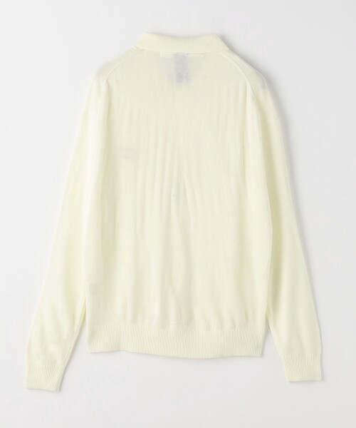 CITEN（シテン）の「＜CITEN＞ハイゲージポロカラーカーディガン（カーディガン/ボレロ・メンズ・ネイビー/オフホワイト・L/M）」の20枚目の写真