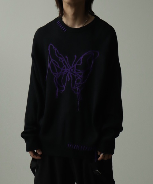 リメイクハンドステッチ オーバーサイズバタフライニット（ニット/セーター）｜Art re A select（アトリエセレクト）