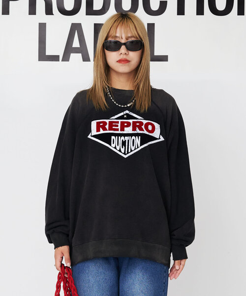 REPRODUCTION LABEL スウェット RePRODUCTION LABEL / リプロダクションレーベル】ラグラン