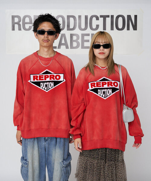 REPRODUCTION LABEL スウェット RePRODUCTION LABEL / リプロダクションレーベル】ラグラン