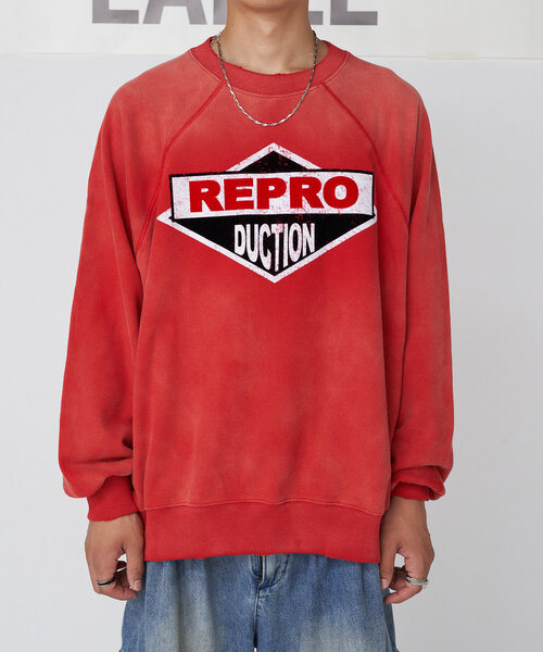 REPRODUCTION LABEL スウェット RePRODUCTION LABEL / リプロダクションレーベル】ラグラン