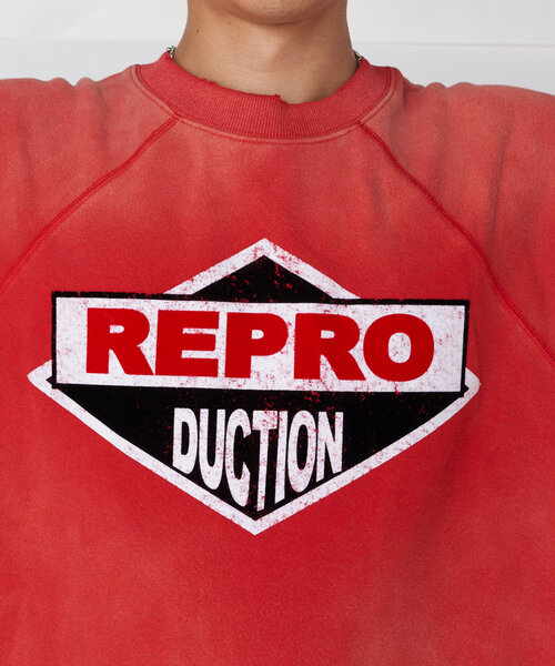 RePRODUCTION LABEL（リプロダクションレーベル）の「【RePRODUCTION LABEL / リプロダクションレーベル】ラグランスウェット（Tシャツ/カットソー・レディース・ブラック系その他/マスタード/ミント/アイボリー/ブルー/オレンジ/レッド/ブラック/ブルー系その他・FREE）」の16枚目の写真