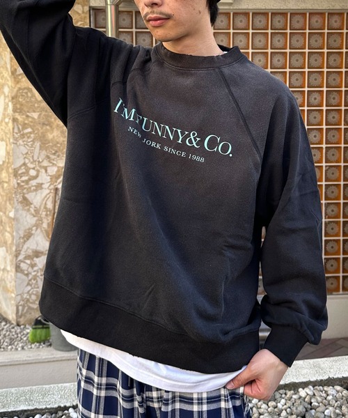 RePRODUCTION LABEL（リプロダクションレーベル）の「【RePRODUCTION LABEL / リプロダクションレーベル】ラグランスウェット（Tシャツ/カットソー・レディース・ブラック系その他/マスタード/ミント/アイボリー/ブルー/オレンジ/レッド/ブラック/ブルー系その他・FREE）」の4枚目の写真
