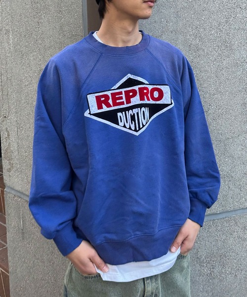 RePRODUCTION LABEL（リプロダクションレーベル）の「【RePRODUCTION LABEL / リプロダクションレーベル】ラグランスウェット（Tシャツ/カットソー・レディース・ブラック系その他/マスタード/ミント/アイボリー/ブルー/オレンジ/レッド/ブラック/ブルー系その他・FREE）」の5枚目の写真