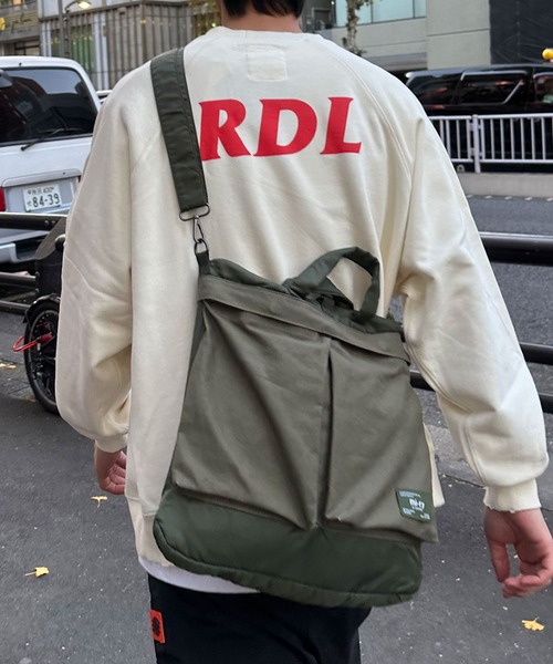 RePRODUCTION LABEL（リプロダクションレーベル）の「【RePRODUCTION LABEL / リプロダクションレーベル】ラグランスウェット（Tシャツ/カットソー・レディース・ブラック系その他/マスタード/ミント/アイボリー/ブルー/オレンジ/レッド/ブラック/ブルー系その他・FREE）」の2枚目の写真