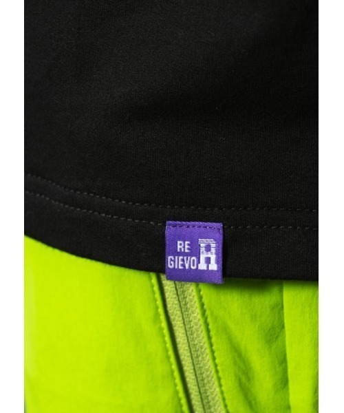 REGIEVO（レジエボ）の「【REGIEVO】  レザーアップリケロゴ ビッグシルエット Tee（Tシャツ/カットソー・メンズ・ブラック/オフホワイト・LARGE/X-LARGE/MEDIUM）」の17枚目の写真
