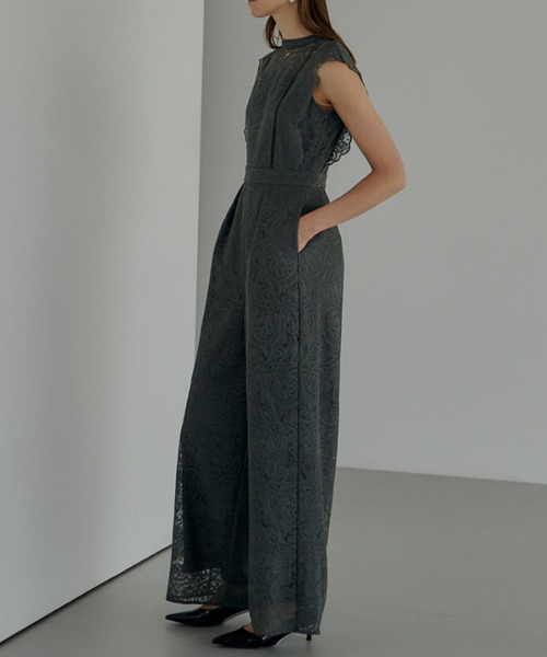 LE'RURE（リルアー）の「Paisley lace pants dress（パンツドレス・レディース・グレー/ブルー/イエロー・MEDIUM/M-Regular）」の10枚目の写真