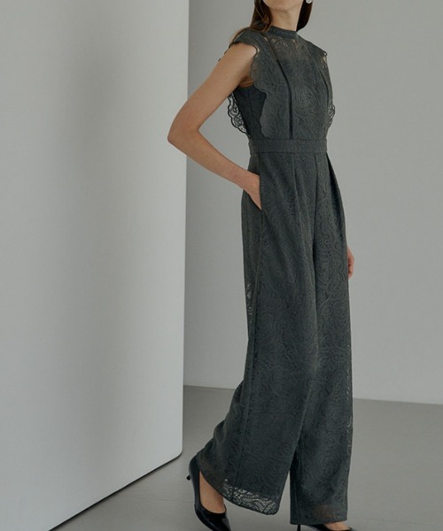 LE'RURE（リルアー）の「Paisley lace pants dress（パンツドレス・レディース・グレー/ブルー/イエロー・MEDIUM/M-Regular）」の11枚目の写真