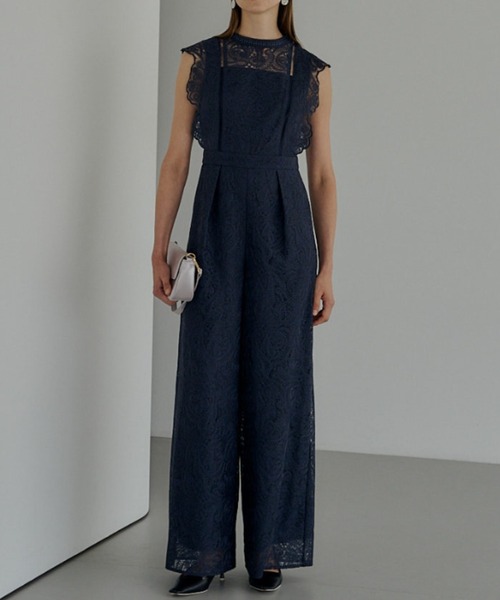 LE'RURE（リルアー）の「Paisley lace pants dress（パンツドレス・レディース・グレー/ブルー/イエロー・MEDIUM/M-Regular）」の14枚目の写真