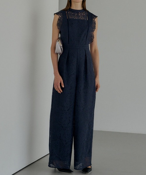 LE'RURE（リルアー）の「Paisley lace pants dress（パンツドレス・レディース・グレー/ブルー/イエロー・MEDIUM/M-Regular）」の15枚目の写真