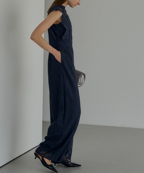 Paisley lace pants dress（パンツドレス）｜LE'RURE（リルアー