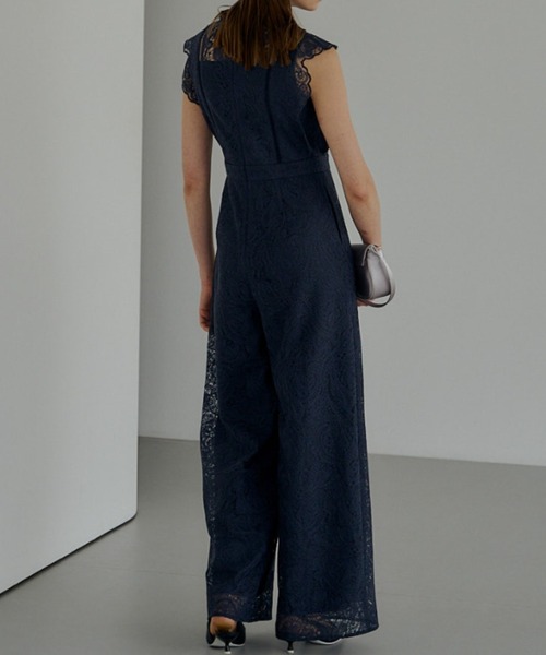 Paisley lace pants dress（パンツドレス）｜LE'RURE（リルアー