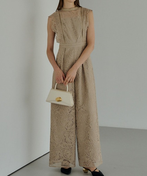 LE'RURE（リルアー）の「Paisley lace pants dress（パンツドレス・レディース・グレー/ブルー/イエロー・MEDIUM/M-Regular）」の20枚目の写真