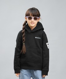 RVCA（ルーカ）の「RVCA/ルーカ FAKE RVCA HD KIDS パーカー 親子コーデ BE046-P02（パーカー・キッズ）」