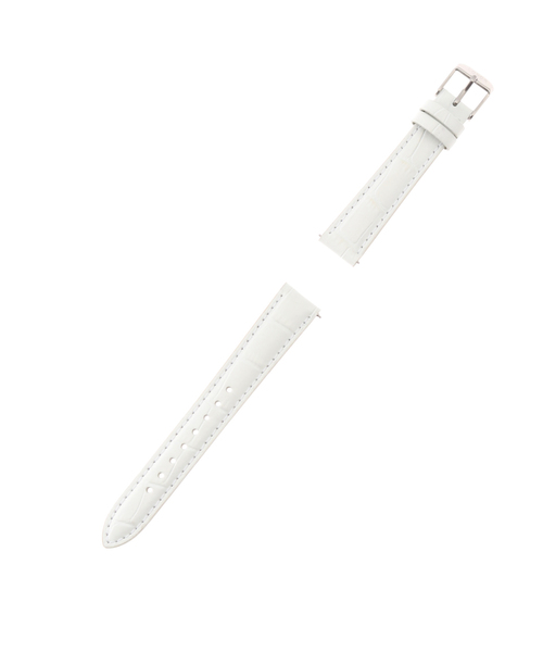 HIROB(ヒロブ)の「LOBOR DYNASTY WHITE STRAP 16mm(SILVER)(アナログ腕時計・レディース・シルバー・FREE)」の1枚目の写真