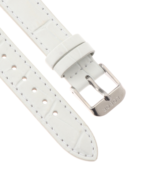 HIROB(ヒロブ)の「LOBOR DYNASTY WHITE STRAP 16mm(SILVER)(アナログ腕時計・レディース・シルバー・FREE)」の3枚目の写真