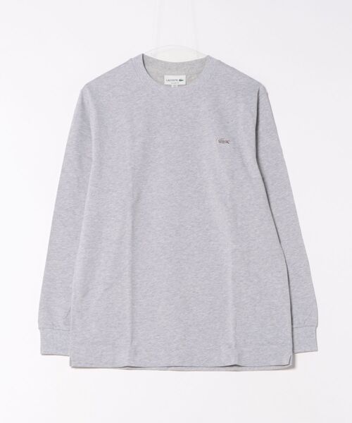LACOSTE(ラコステ)の「《LACOSTE》ベーシックロングスリーブTシャツ(Tシャツ/カットソー・メンズ・ネイビー/グリーン系その他/グレー/ホワイト/ブラック/パープル/ダークグリーン/ブラウン系その他/グレー系・3/4/5/6/2)」の4枚目の写真