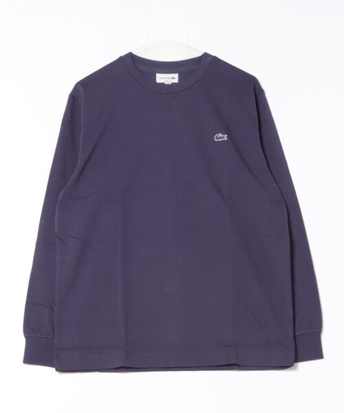 LACOSTE(ラコステ)の「《LACOSTE》ベーシックロングスリーブTシャツ(Tシャツ/カットソー・メンズ・ネイビー/グリーン系その他/グレー/ホワイト/ブラック/パープル/ダークグリーン/ブラウン系その他/グレー系・3/4/5/6/2)」の9枚目の写真
