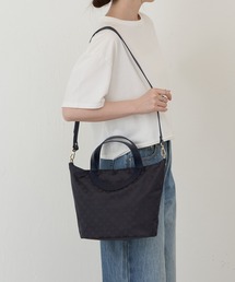 【極美品/24年製】ラシット ボディバッグ 総柄 モノグラム ネイビー 軽量 極美品/24年製】ラシット ボディバッグ 総柄 モノグラム