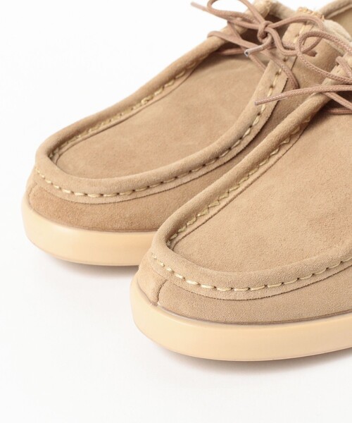 ALBEROLA（アルベローラ）の「ALBEROLA / 別注 スエード モックシューズ（22.5～24.5cm）（その他シューズ・レディース・ベージュ/ブラック・36/37/38/39）」の6枚目の写真