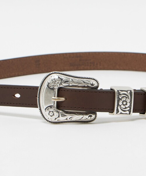 J&M DAVIDSON＞ WESTERN BUCKLE 20MM/ウェスタン バックル