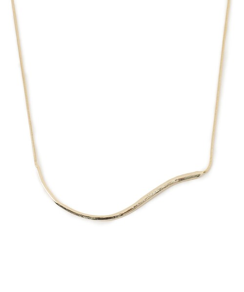 B:MING by BEAMS（ビーミングバイビームス）の「カーブ ネックレス（ネックレス・レディース・ゴールド/シルバー・ONE SIZE）」の7枚目の写真