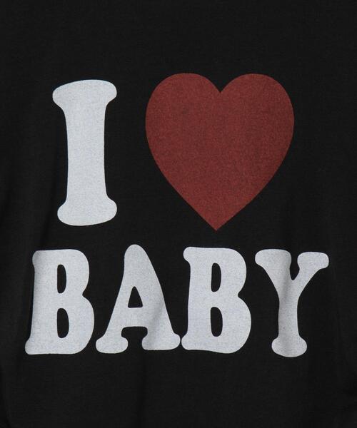 WEGO(ウィゴー)の「WEGO/ILOVEBABYサイドドロストロンT(Tシャツ/カットソー・レディース・ホワイト/ブラック・FREE)」の18枚目の写真