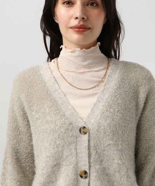 【セール】[華やかなラメ生地]グラデーションラメニットカーディガン（カーディガン/ボレロ）｜BAYFLOW（ベイフロー）