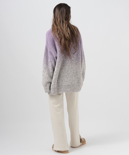 【セール】[華やかなラメ生地]グラデーションラメニットカーディガン（カーディガン/ボレロ）｜BAYFLOW（ベイフロー）