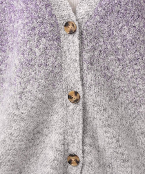 【セール】[華やかなラメ生地]グラデーションラメニットカーディガン（カーディガン/ボレロ）｜BAYFLOW（ベイフロー）