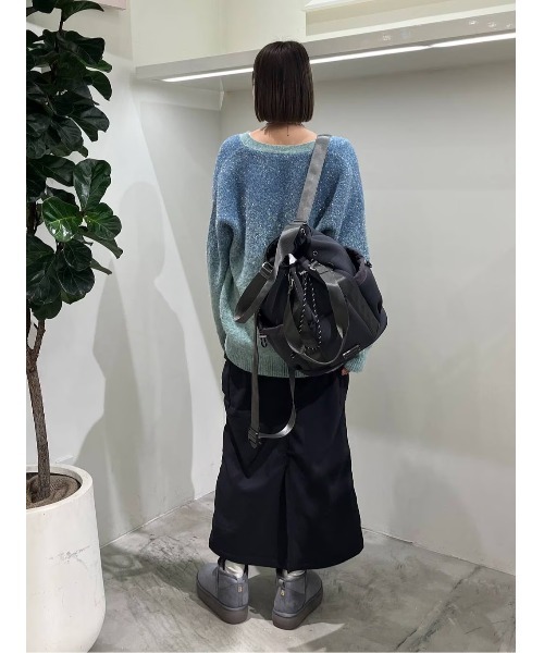 【セール】[華やかなラメ生地]グラデーションラメニットカーディガン（カーディガン/ボレロ）｜BAYFLOW（ベイフロー）