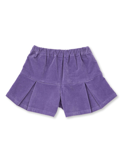 BeBe(ベベ)の「【お揃い】ボックスプリーツモールスキンショートパンツ(90~160cm)(その他パンツ・キッズ・ブラック/パープル・120cm/140cm/110cm/100cm/150cm/130cm/90cm)」の4枚目の写真